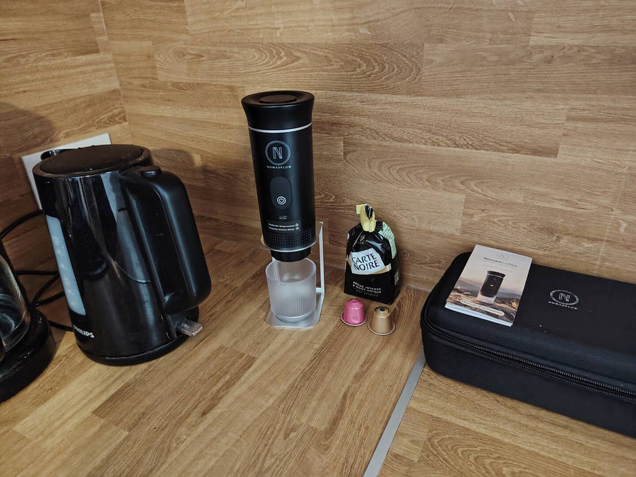NomadCoffee, machine à café portable mise à disposition dans un appartement à Montpellier