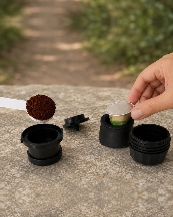Insérez le café