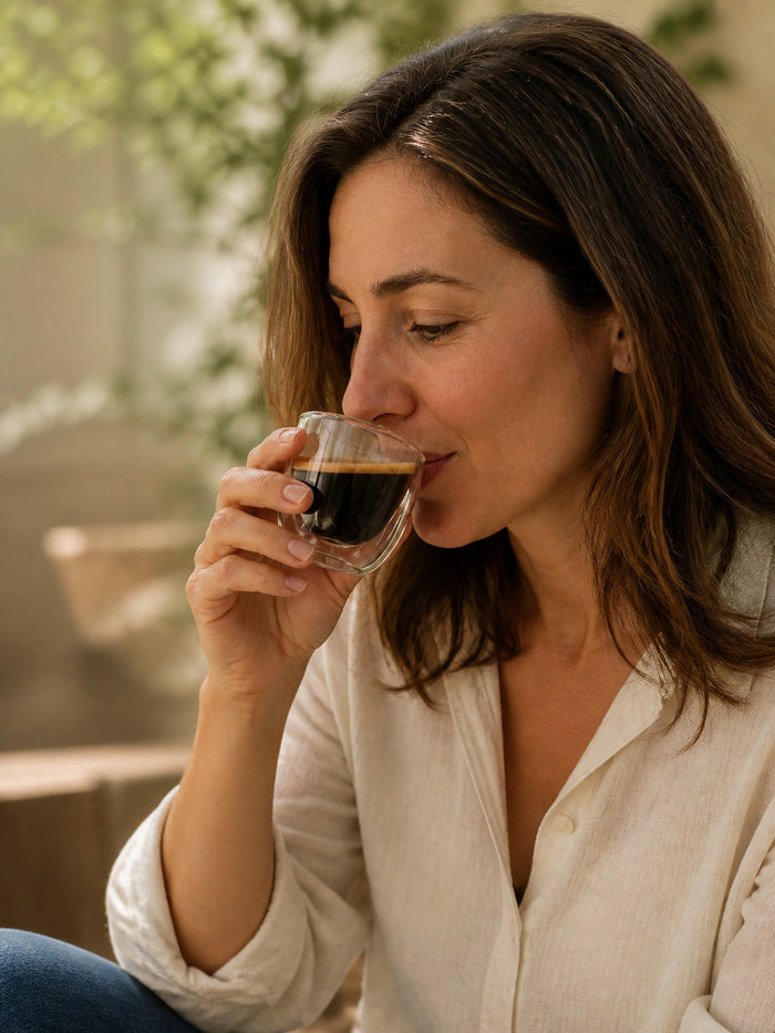 Étape 4 : savourer un espresso préparé avec la NomadCoffee
