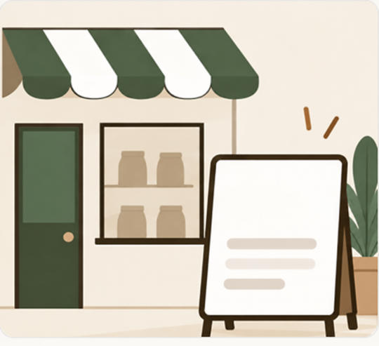 Présentation de la NomadCoffee dans un commerce partenaire